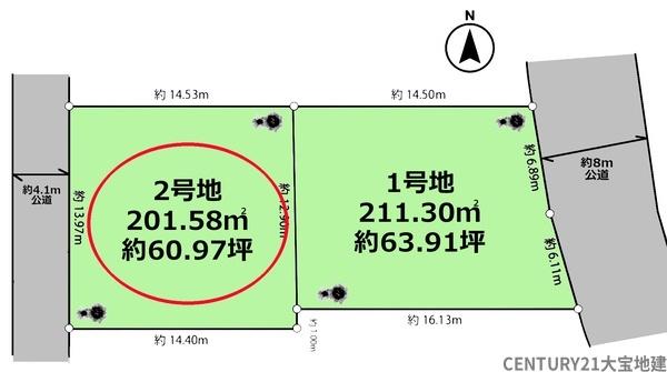 千葉市若葉区大宮台５丁目　２号地