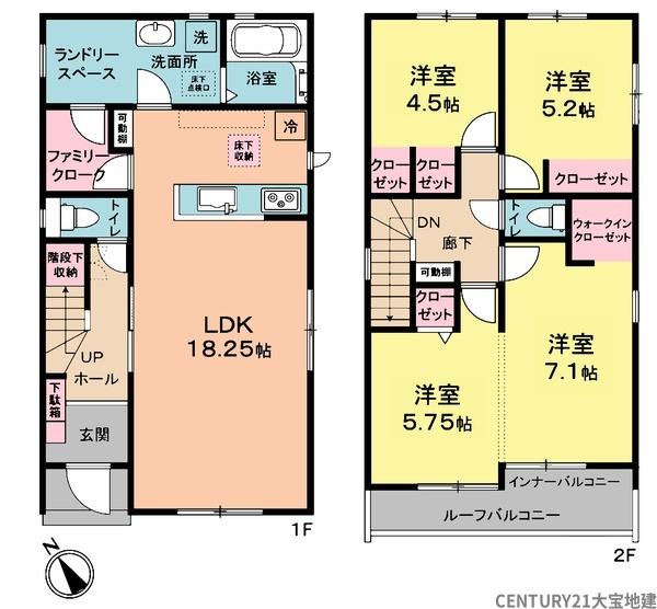 千葉市若葉区都賀１丁目【２４－１期】　２号棟