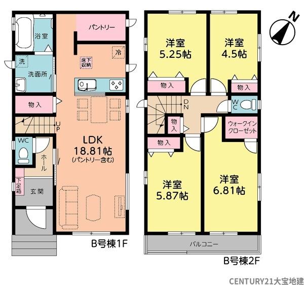 千葉市稲毛区宮野木町　Ｂ号棟