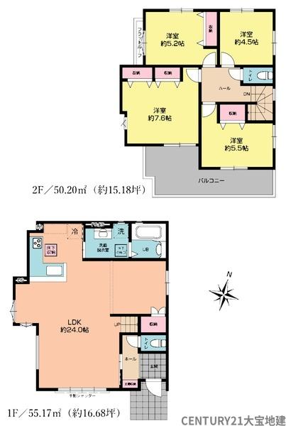 千葉市中央区寒川町３丁目【５期】　２号棟