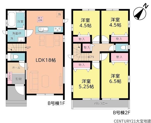千葉市若葉区桜木北１丁目　Ｂ号棟
