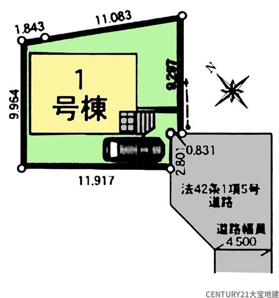 千葉市若葉区桜木北３丁目【第６】　１号棟