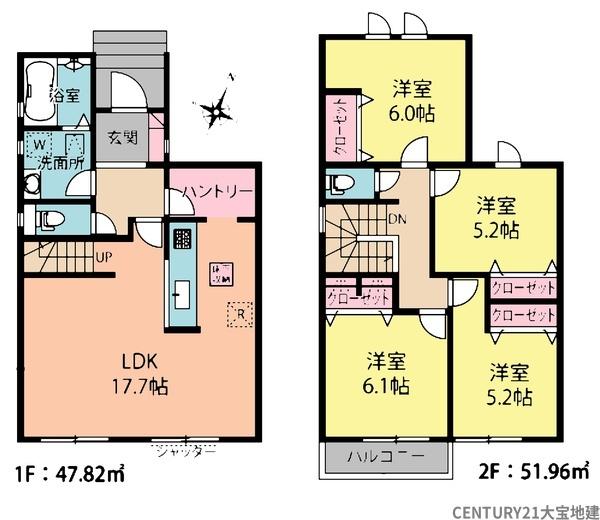 四街道市千代田２丁目【２５－１期】　２号棟