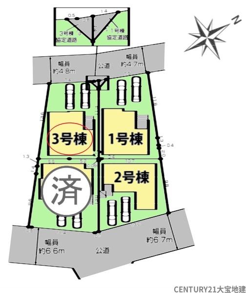 四街道市内黒田【１期】　３号棟