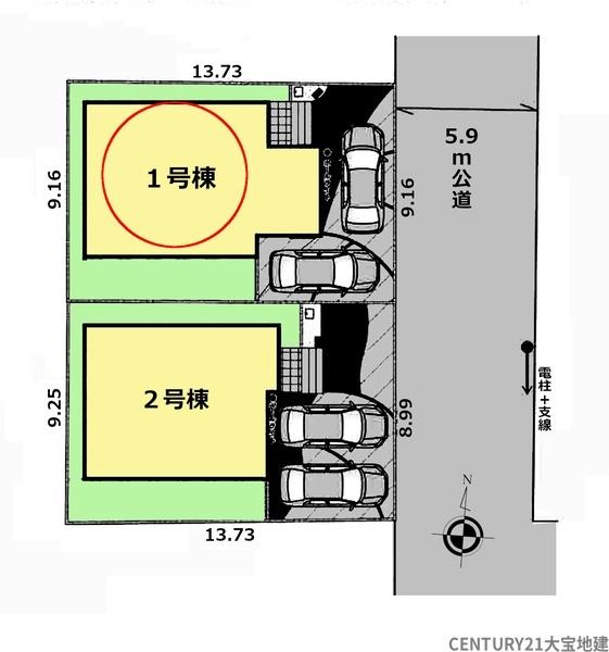 千葉市若葉区千城台北１丁目【２期】　１号棟