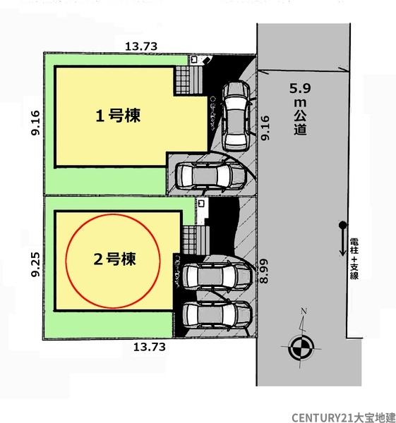 千葉市若葉区千城台北１丁目【２期】　２号棟