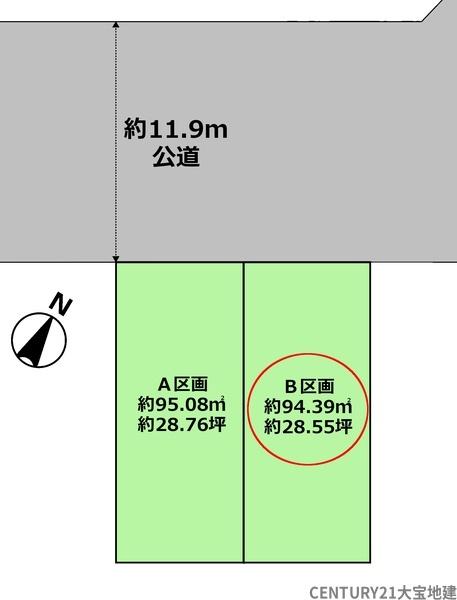 千葉市稲毛区園生町　Ｂ区画