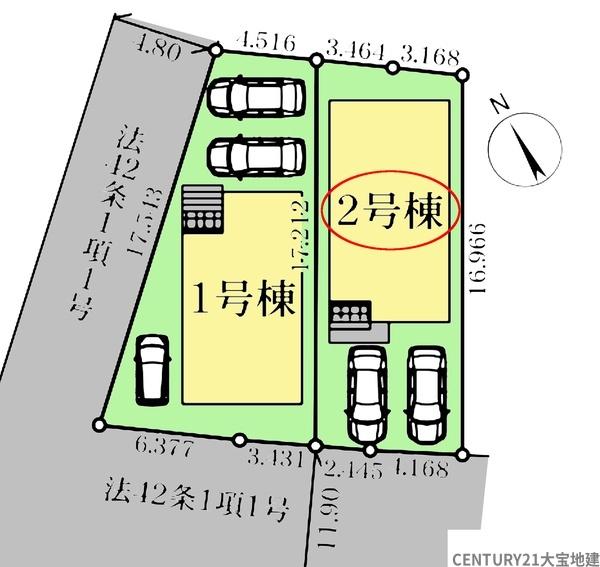 千葉市若葉区千城台東１丁目【第２】　２号棟