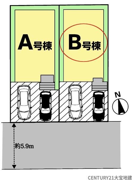 千葉市稲毛区園生町【１】　Ｂ号棟