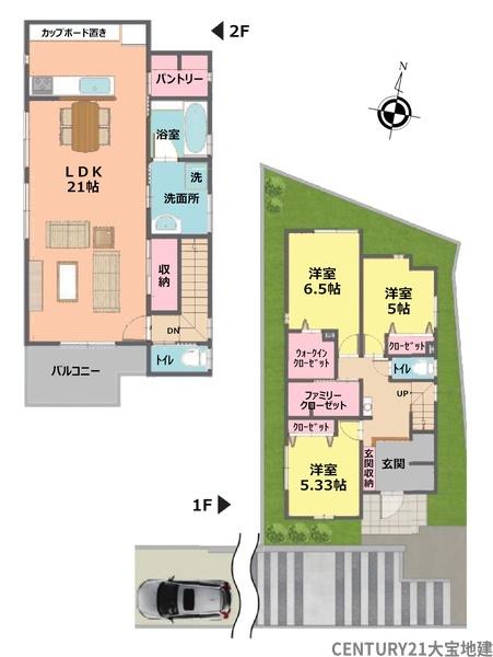 千葉市稲毛区園生町　５号棟