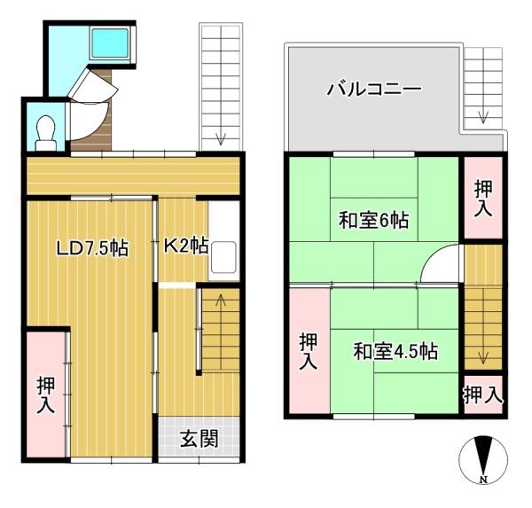 相楽郡精華町大字北稲八間小字十二の中古一戸建