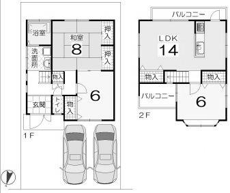 城陽市寺田築留の中古一戸建