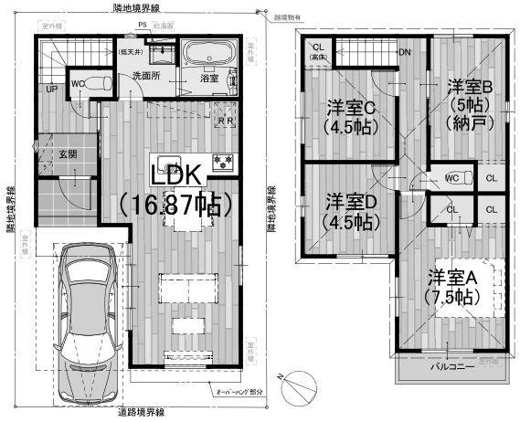 宇治市小倉町南浦の新築一戸建