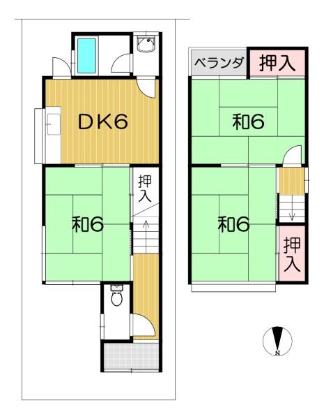 伏見区納所　一戸建て