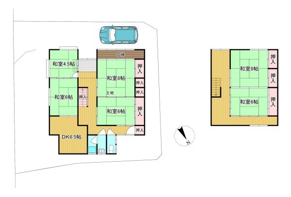 宇治市白川山本の中古一戸建て