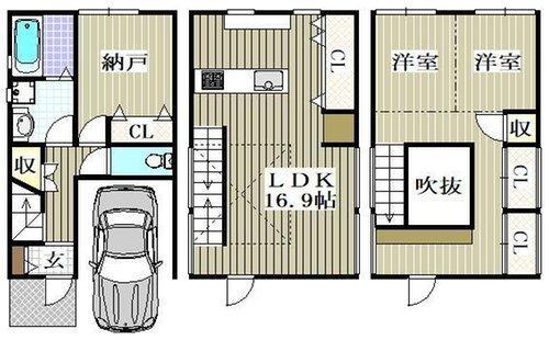 寝屋川市上神田２丁目の中古一戸建