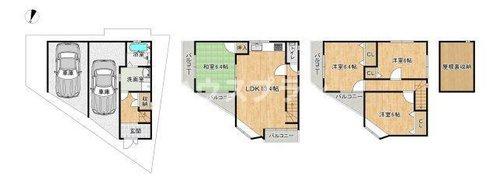 寝屋川市高柳２丁目の中古一戸建て