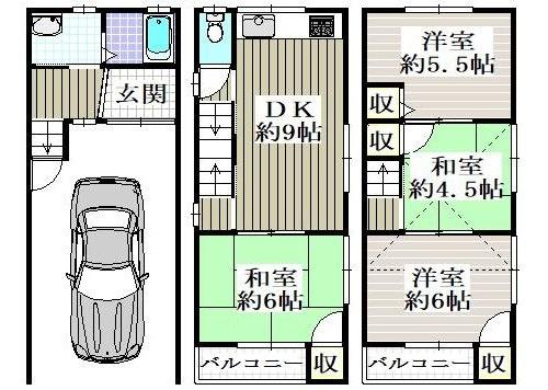 寝屋川市上神田１丁目の中古一戸建