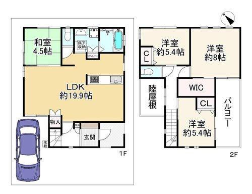 寝屋川市池田本町の中古一戸建