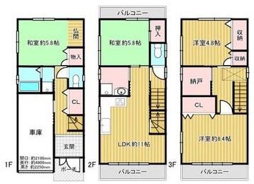 寝屋川市高柳４丁目の中古一戸建