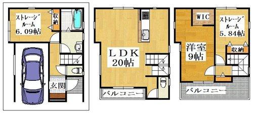 寝屋川市下神田町の新築一戸建