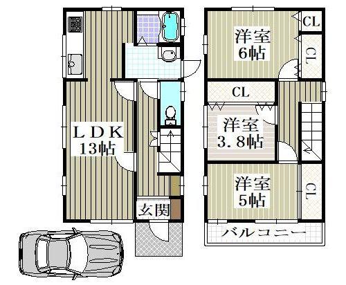 寝屋川市石津東町の中古一戸建