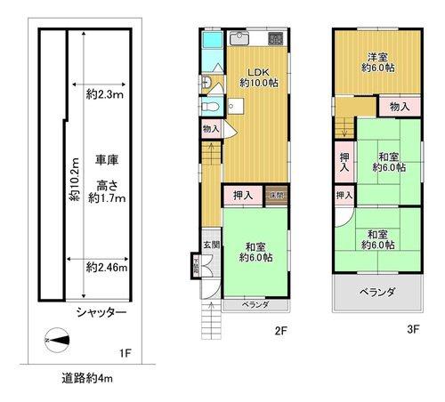 寝屋川市幸町の中古一戸建
