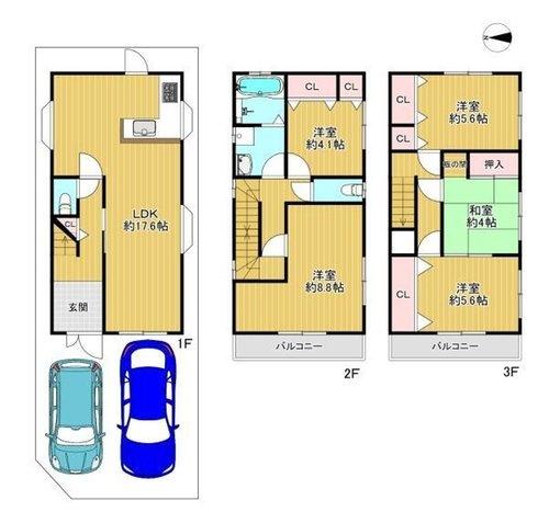 寝屋川市池田本町の中古一戸建