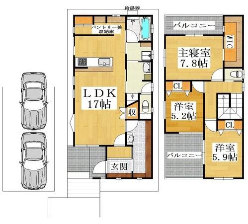 寝屋川市川勝町の新築一戸建