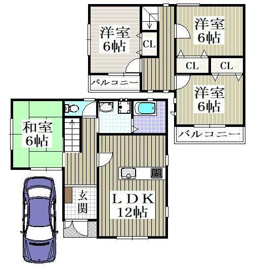 寝屋川市黒原城内町の中古一戸建