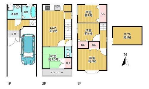 門真市野里町の中古一戸建