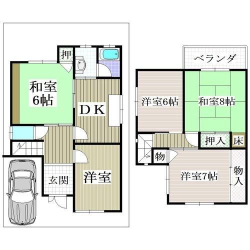 寝屋川市池田本町の中古一戸建