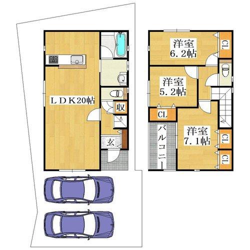 寝屋川市太秦元町の新築一戸建