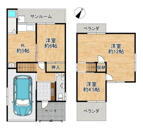 寝屋川市清水町の中古一戸建