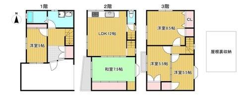 門真市舟田町の中古一戸建て