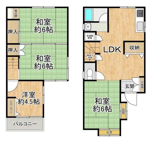 寝屋川市国松町の中古一戸建