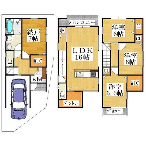 寝屋川市楠根北町の新築一戸建