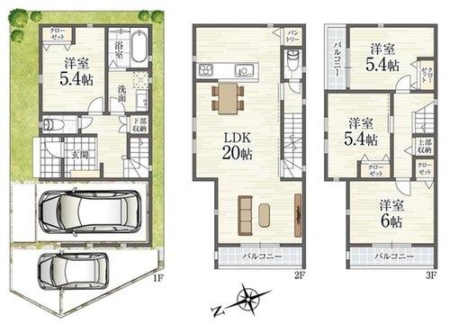 門真市上野口町の新築一戸建
