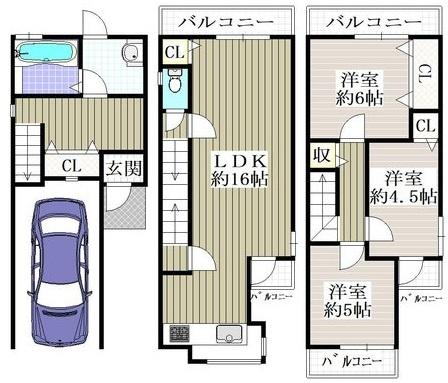 寝屋川市豊野町の中古一戸建