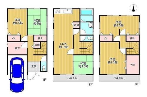 寝屋川市成美町の中古一戸建