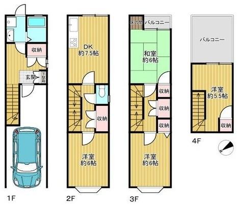 門真市大池町の中古一戸建て