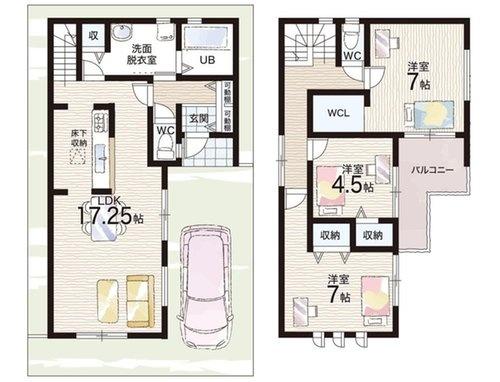 門真市島頭４丁目の新築一戸建