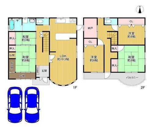 寝屋川市豊野町の中古一戸建