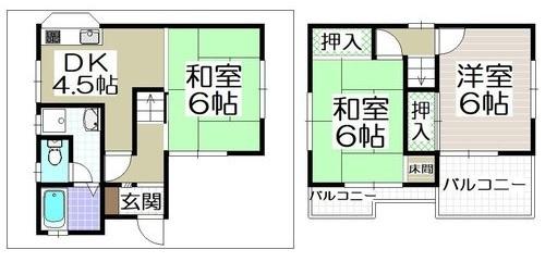 寝屋川市国松町の中古一戸建