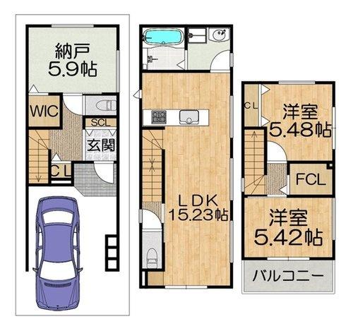 門真市南野口町の新築一戸建