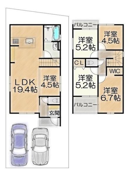寝屋川市成田東が丘の新築一戸建