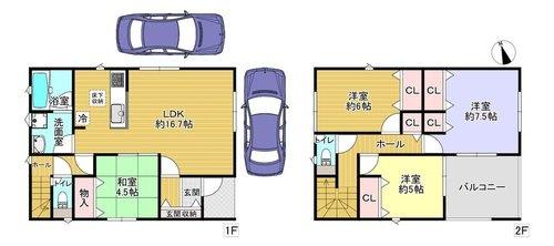 寝屋川市河北中町の新築一戸建