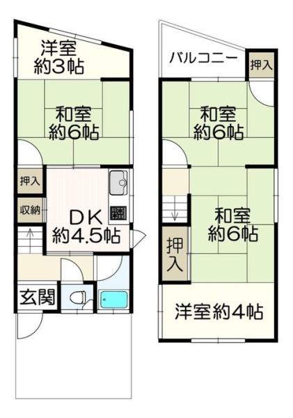 寝屋川市高柳５丁目の中古一戸建