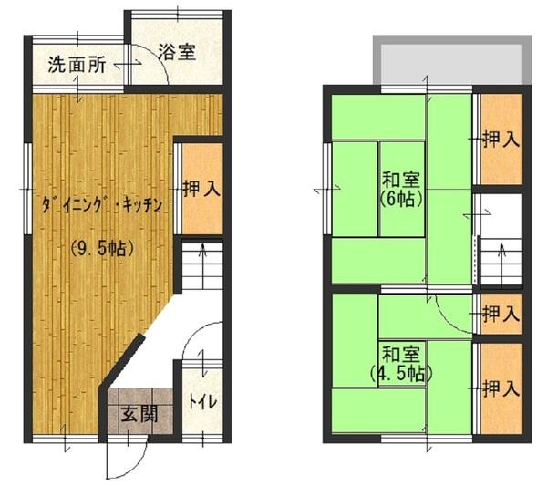 京都市山科区大宅御所田町の中古一戸建