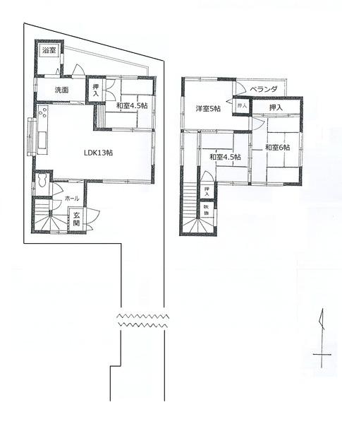 宇治市広野町桐生谷の中古一戸建て